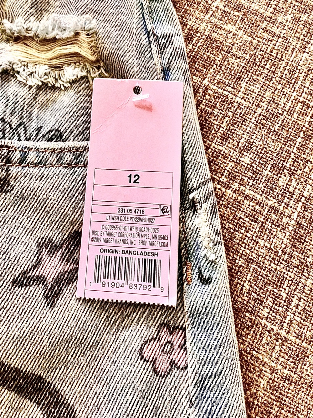 New Wild Fable distresses High-Rise Bermuda Shorts - Picture 2 of 4